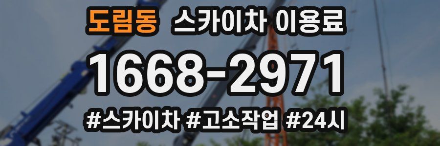 도림동 스카이차 이용료