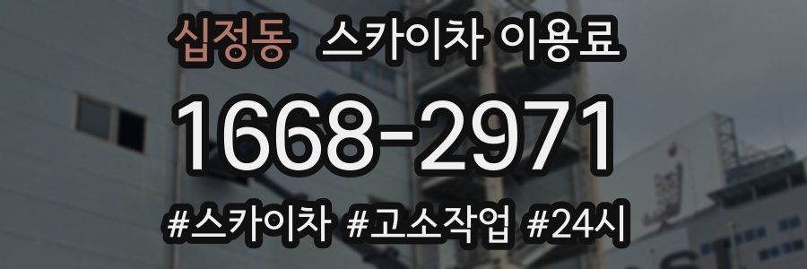 십정동 스카이차 이용료