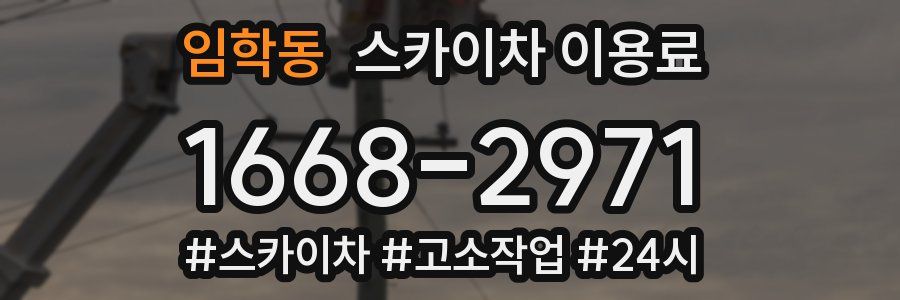 임학동 스카이차 이용료