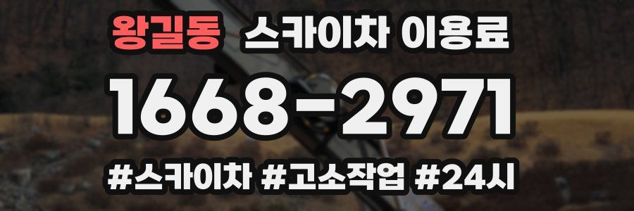 왕길동 스카이차 이용료