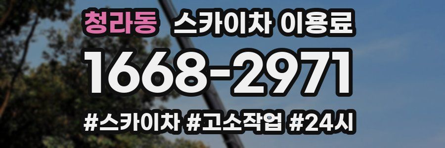 청라동 스카이차 이용료