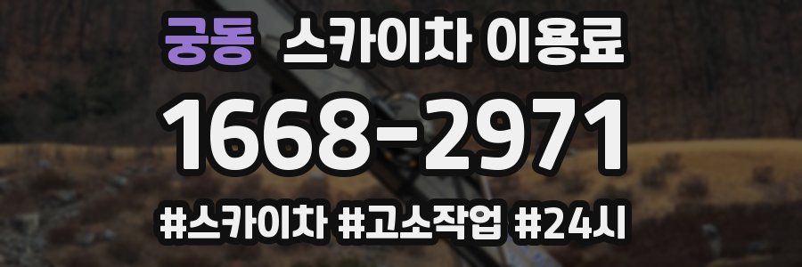 궁동 스카이차 이용료