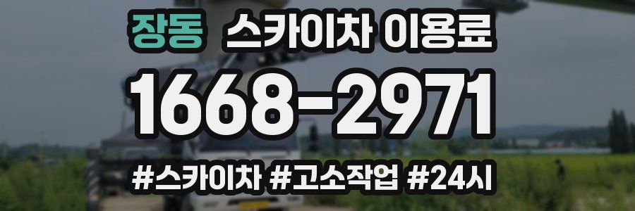 장동 스카이차 이용료