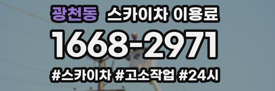 광천동 스카이차 이용료