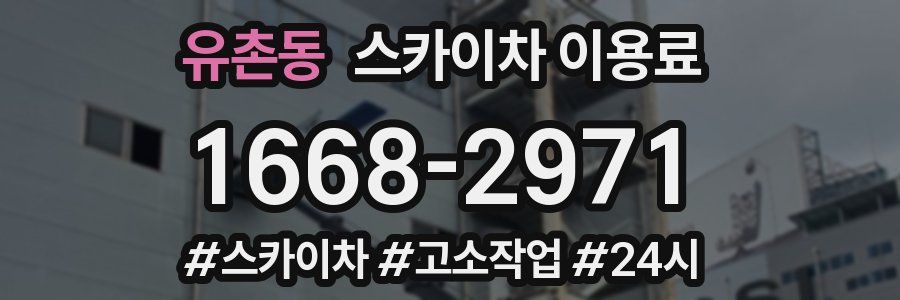 유촌동 스카이차 이용료