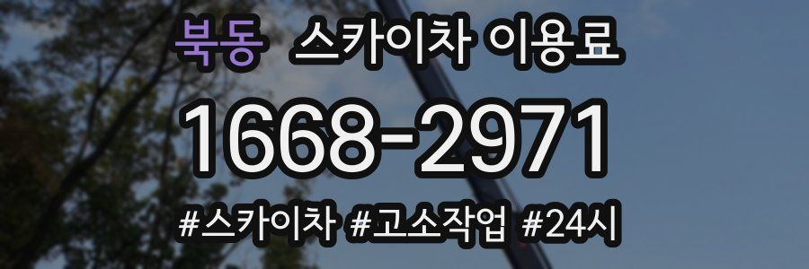 북동 스카이차 이용료