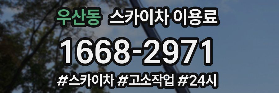 우산동 스카이차 이용료