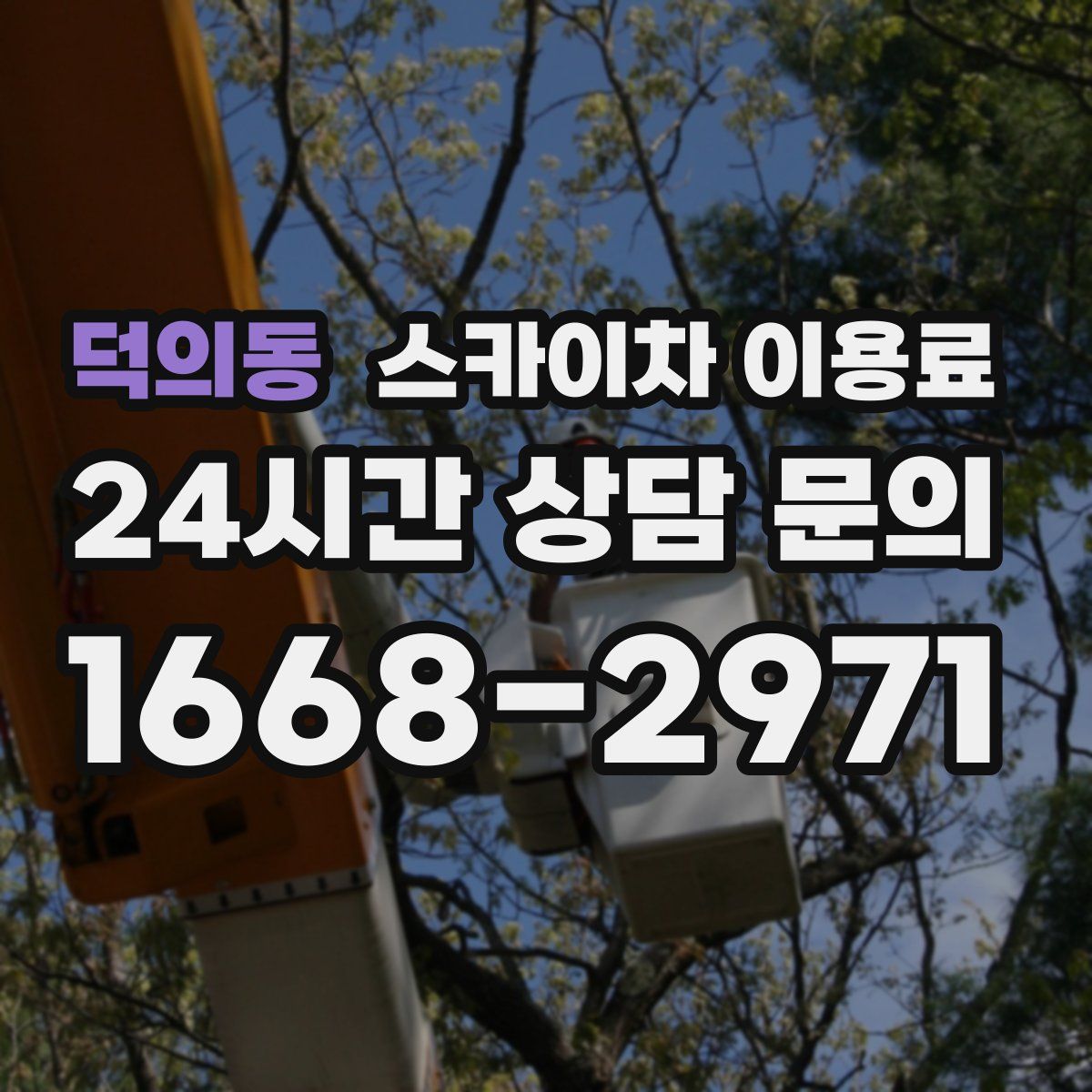 덕의동 스카이차 이용료