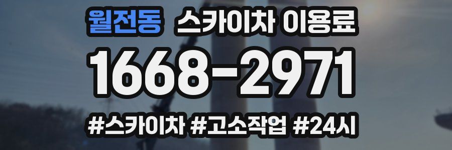 월전동 스카이차 이용료