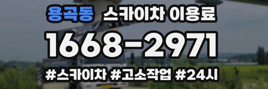 용곡동 스카이차 이용료
