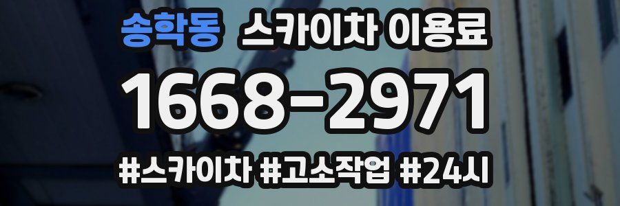 송학동 스카이차 이용료