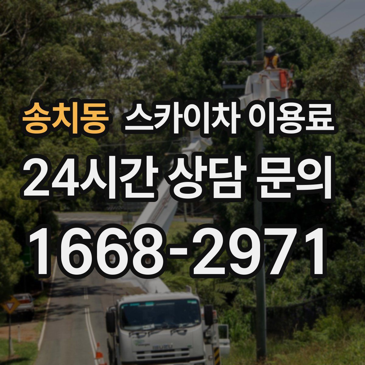 송치동 스카이차 이용료