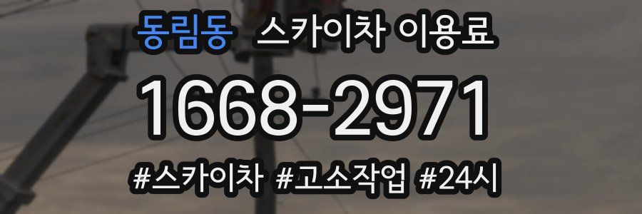 동림동 스카이차 이용료