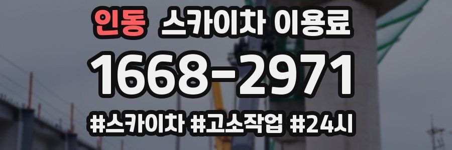 인동 스카이차 이용료