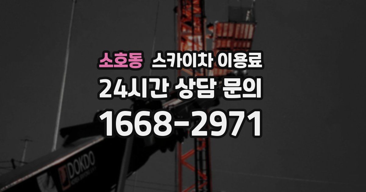 소호동 스카이차 이용료