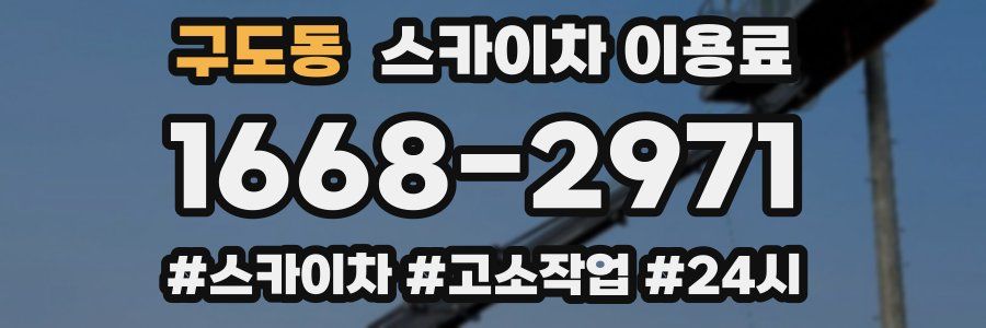 구도동 스카이차 이용료
