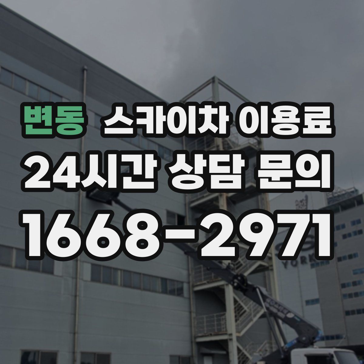 변동 스카이차 이용료