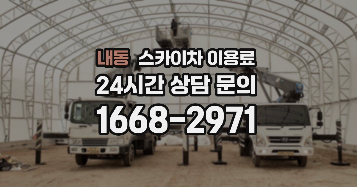 내동 스카이차 이용료