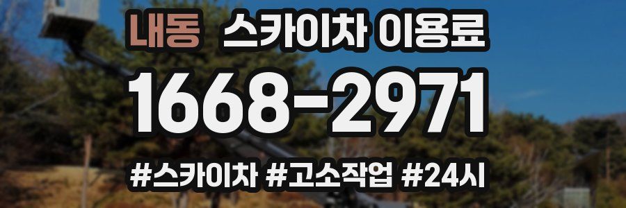 내동 스카이차 이용료