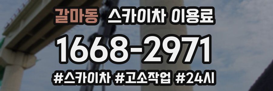 갈마동 스카이차 이용료