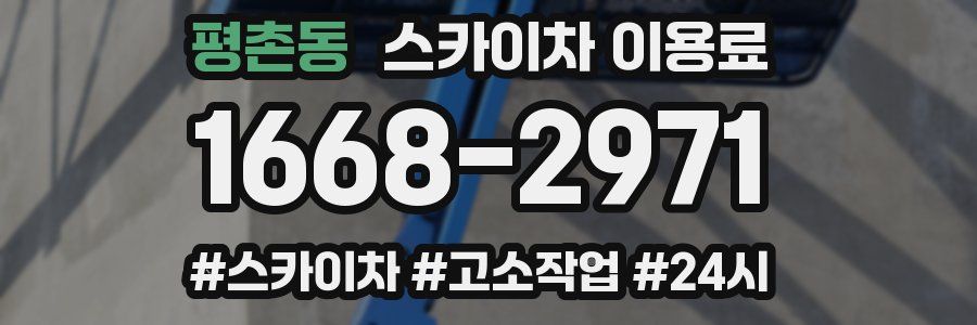 평촌동 스카이차 이용료