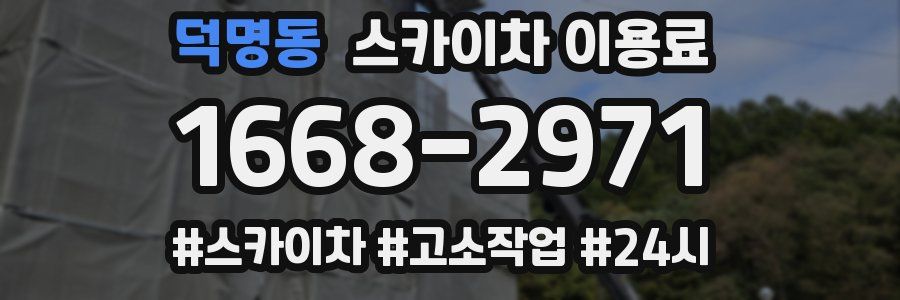 덕명동 스카이차 이용료