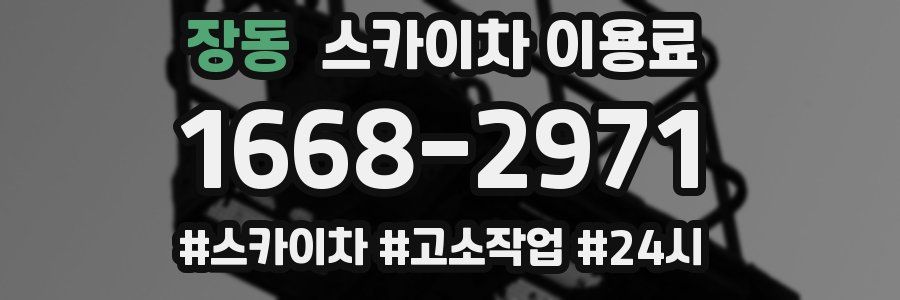 장동 스카이차 이용료