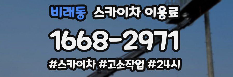 비래동 스카이차 이용료