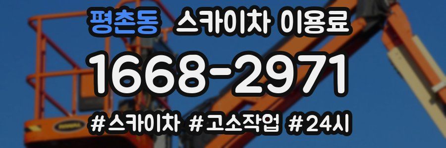 평촌동 스카이차 이용료