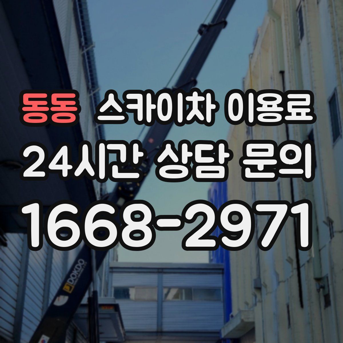 동동 스카이차 이용료