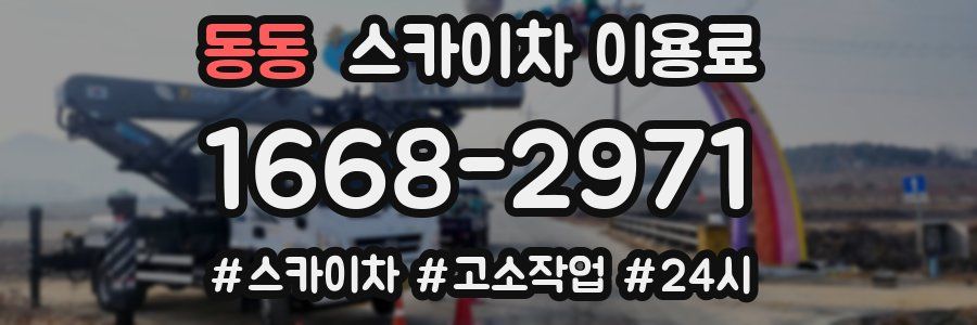 동동 스카이차 이용료