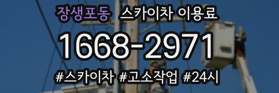 장생포동 스카이차 이용료