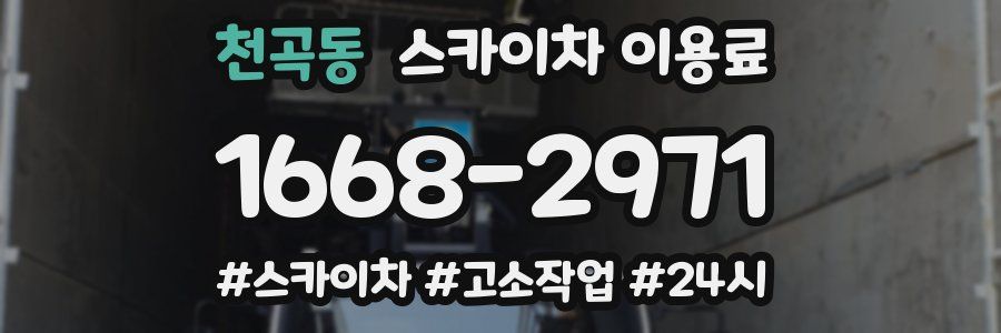 천곡동 스카이차 이용료
