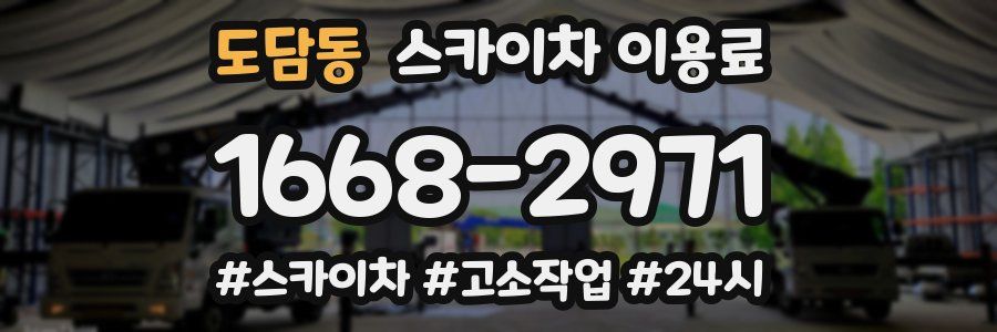 도담동 스카이차 이용료