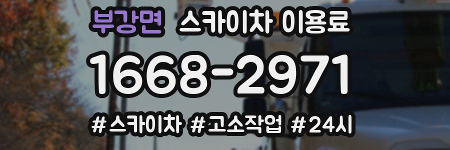 부강면 스카이차 이용료