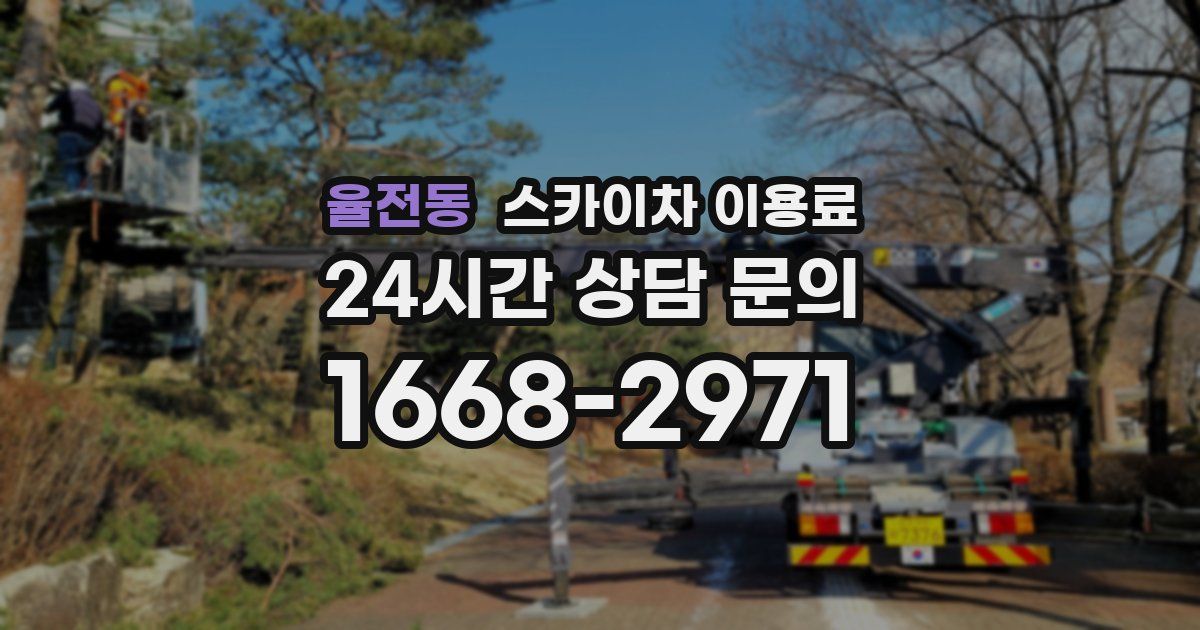 율전동 스카이차 이용료