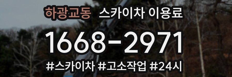 하광교동 스카이차 이용료