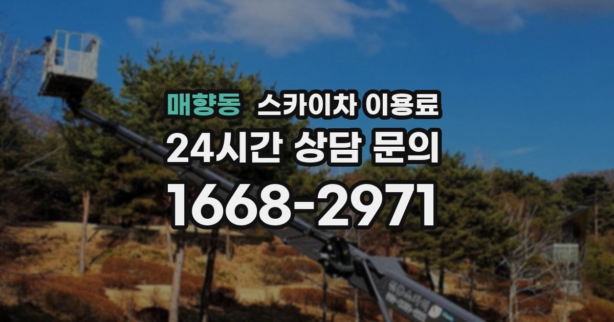 매향동 스카이차 이용료