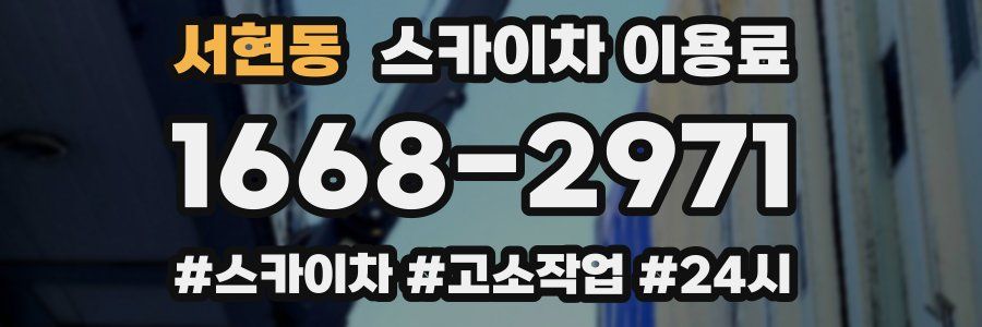 서현동 스카이차 이용료