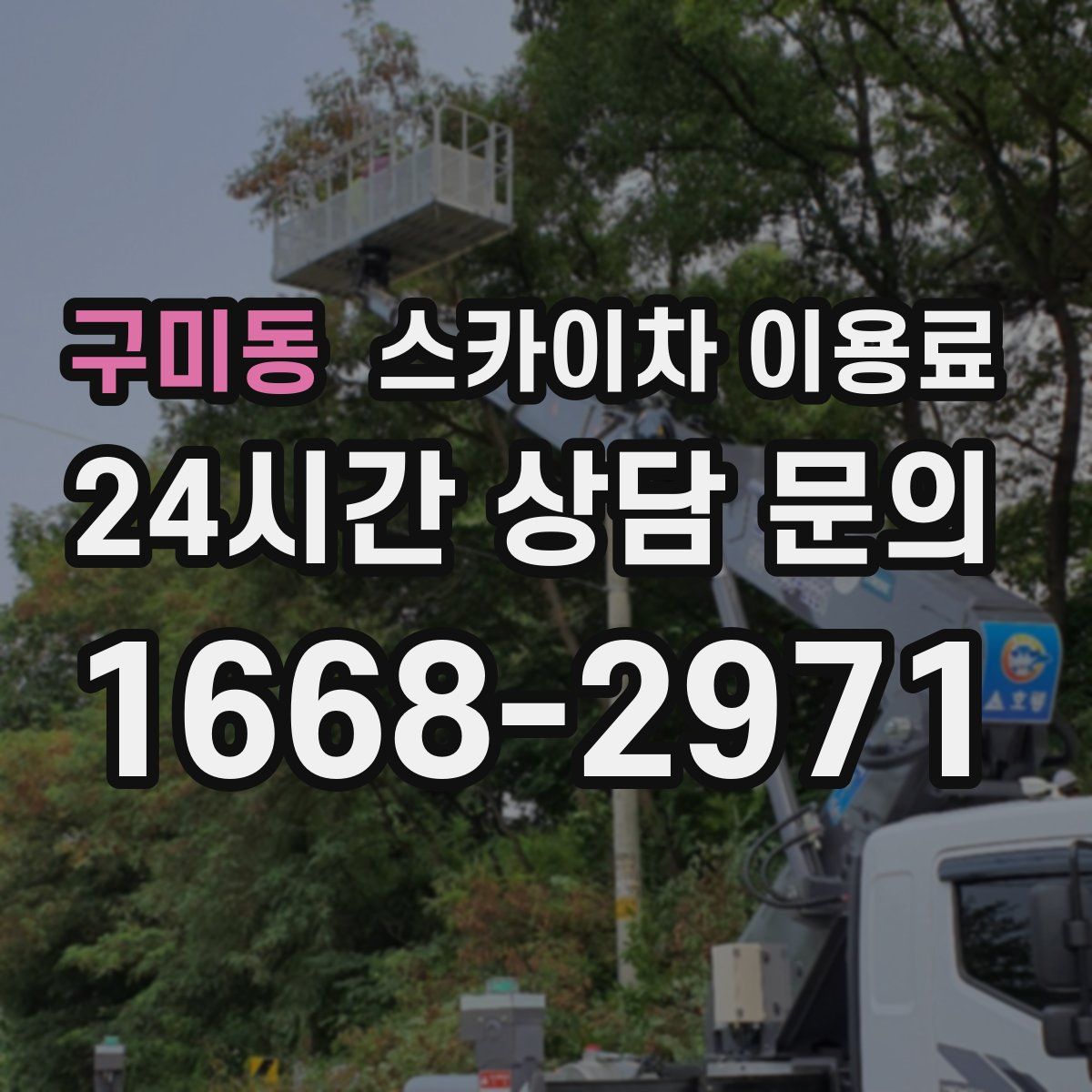 구미동 스카이차 이용료