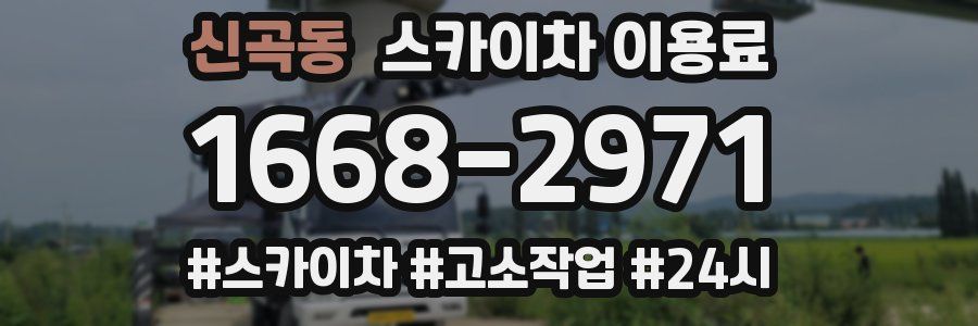신곡동 스카이차 이용료