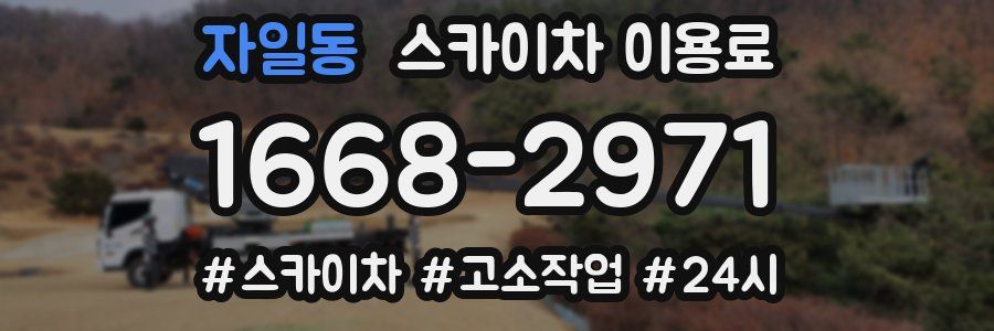 자일동 스카이차 이용료
