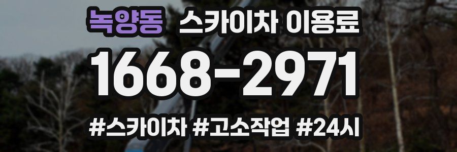 녹양동 스카이차 이용료