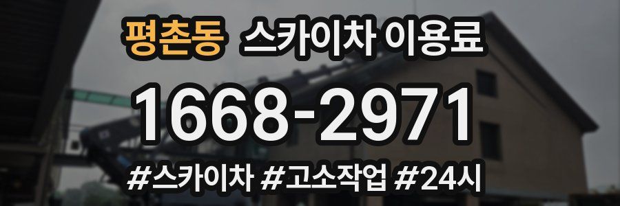 평촌동 스카이차 이용료
