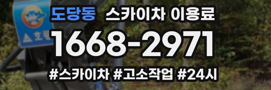 도당동 스카이차 이용료