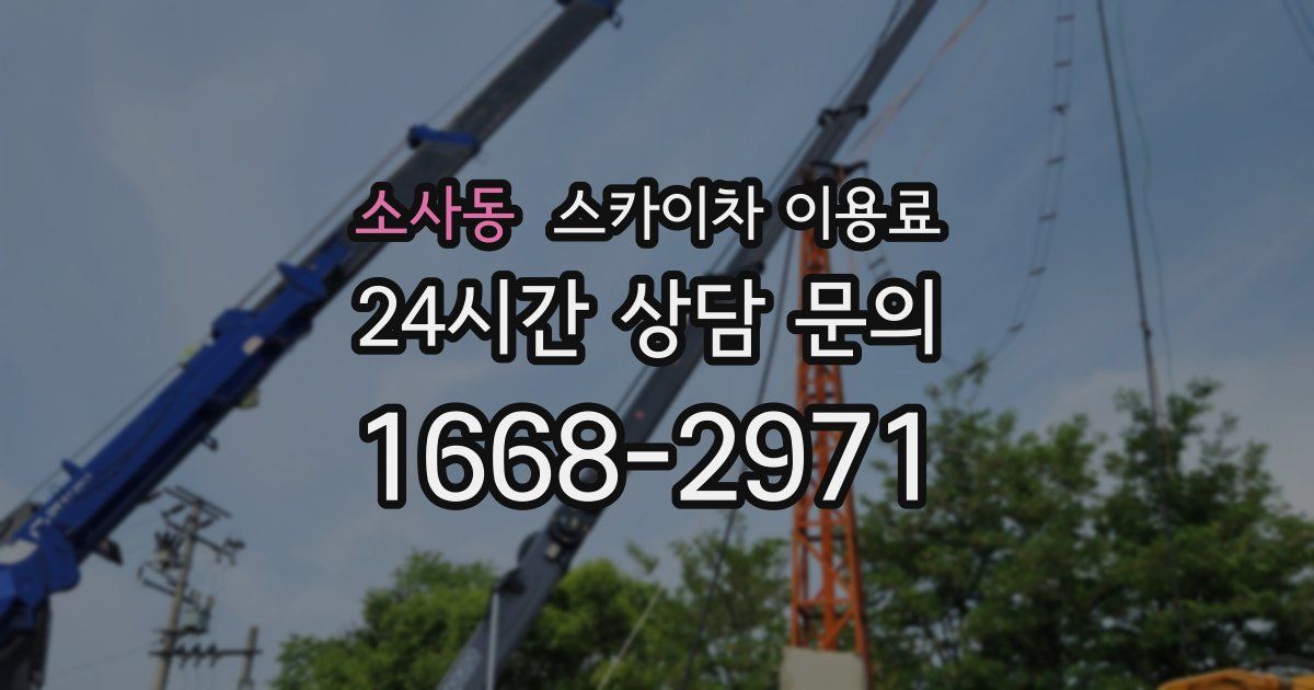 소사동 스카이차 이용료