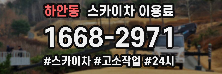 하안동 스카이차 이용료