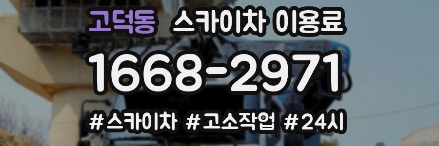 고덕동 스카이차 이용료