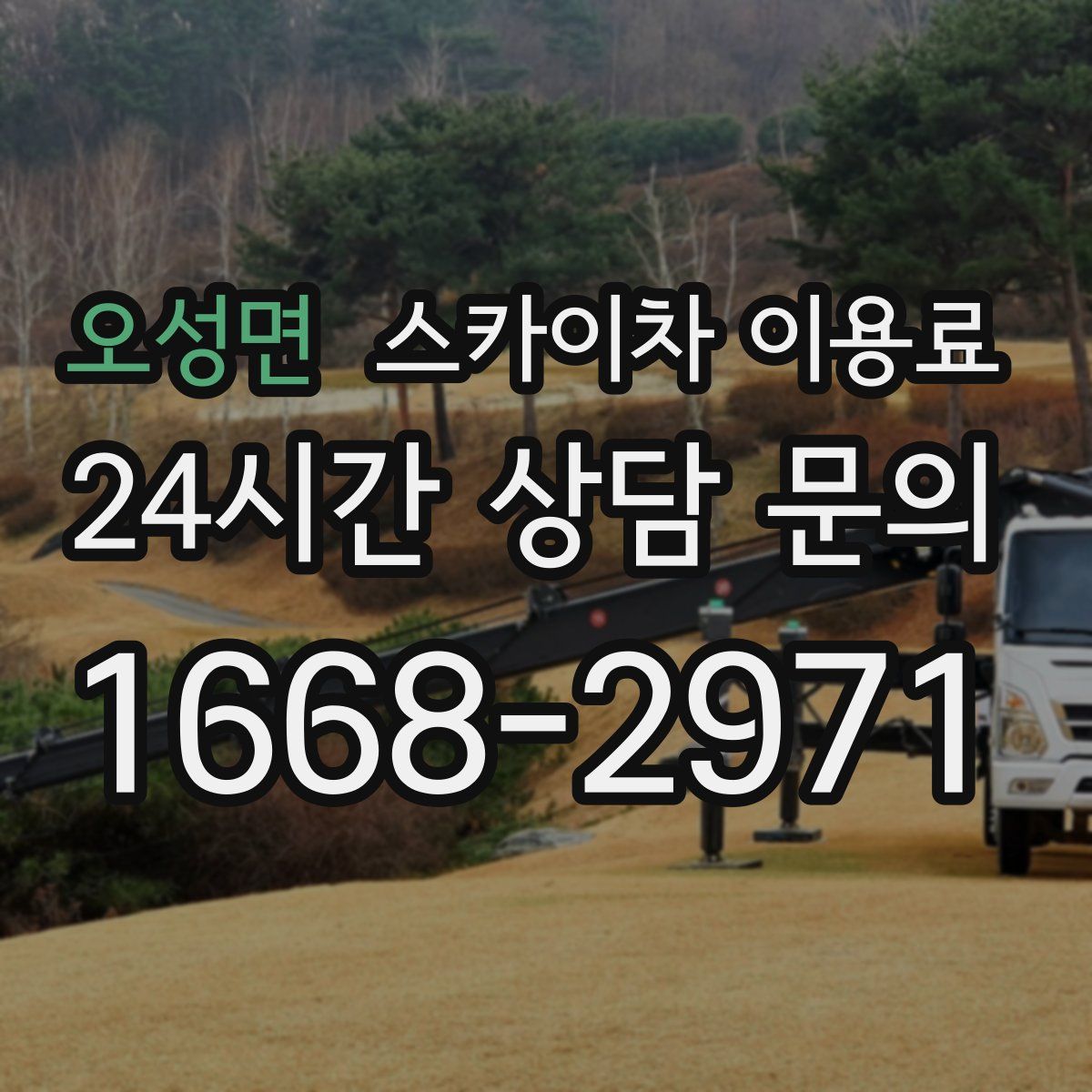 오성면 스카이차 이용료