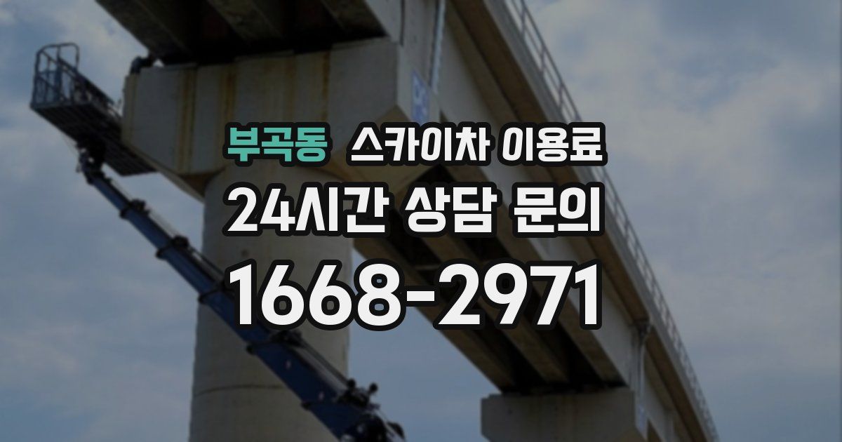부곡동 스카이차 이용료